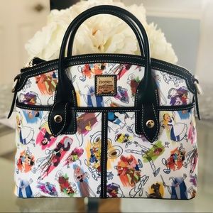 Disney ink & paint satchel with matching coin purs